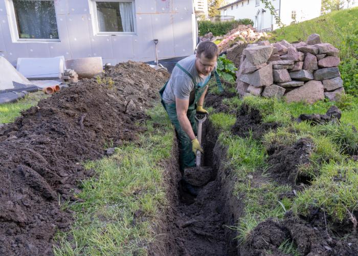 installing french drains in rhode island