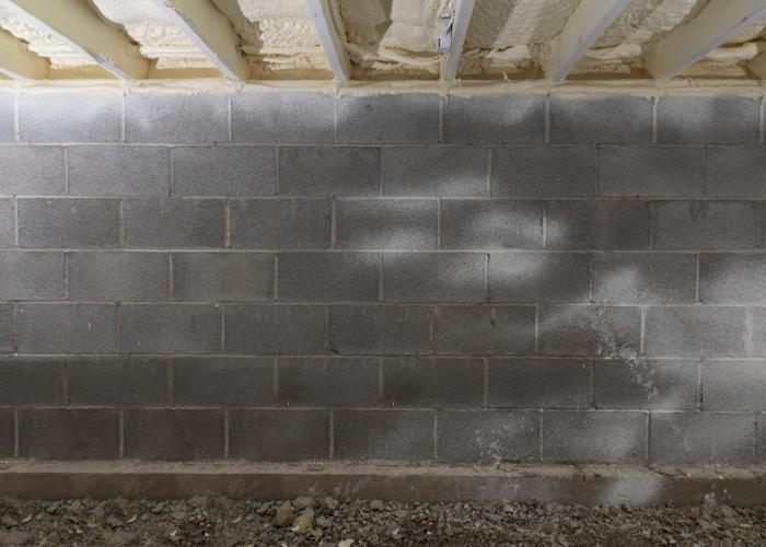 before crawl space vapor barrier in rhode island